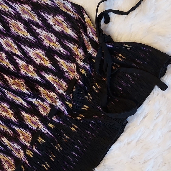 Alfani petite sheer blouse with drawstring hem - Picture 2 of 5
